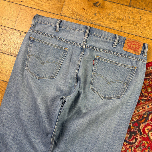 Vintage Levis 569 Baggy Blue Denim Jeans - 42