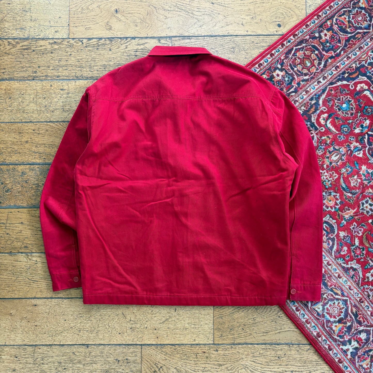 Vintage Ralph Lauren Red Harrington Jacket - XL