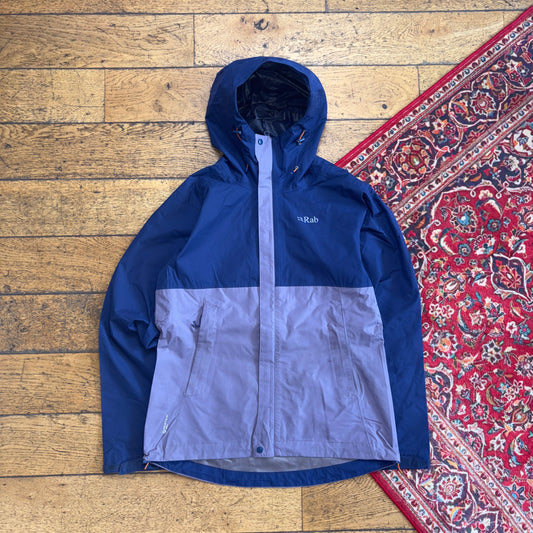 Vintage Rab Purple Womens Hiking Gorpcore Waterproof Pertex Jacket Coat - Size12