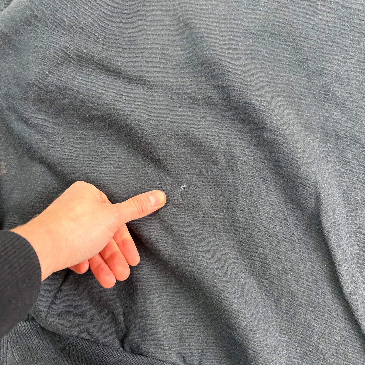 Vintage Yardsale Black YSL Spoof Embroidered Sweatshirt - M