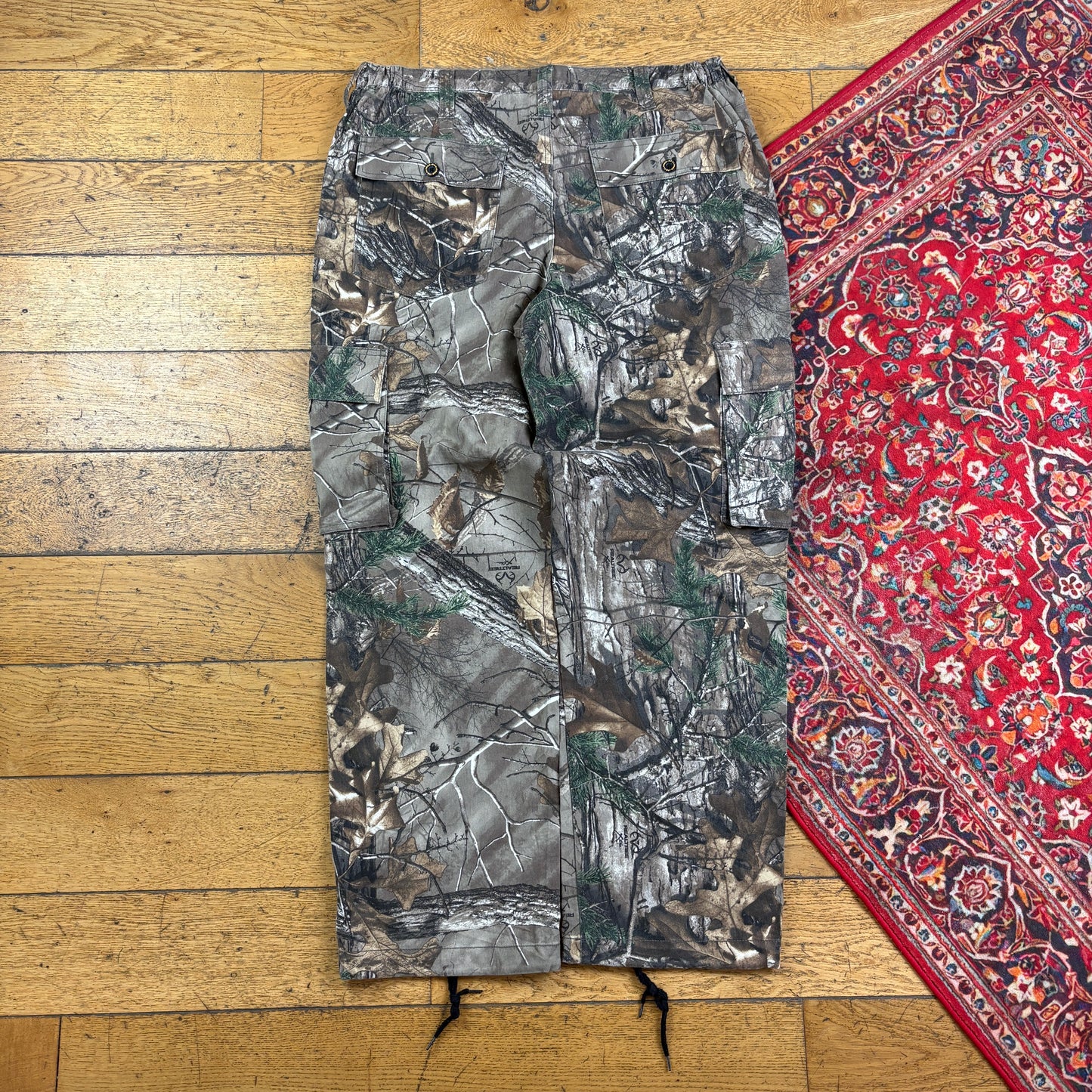 Vintage Real Tree Camo Green Hunting Workwear Trousers - 36