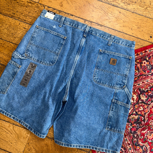 New With tags Carhartt Blue Workwear Baggy Carpenter Jorts Shorts - 42