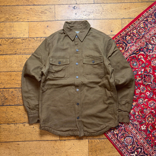 Vintage Duluth Brown Khaki Workwear Carhartt Style Jacket - M