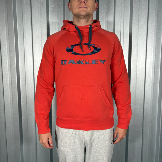 Oakley Orange Hoodie Sweatshirt - S