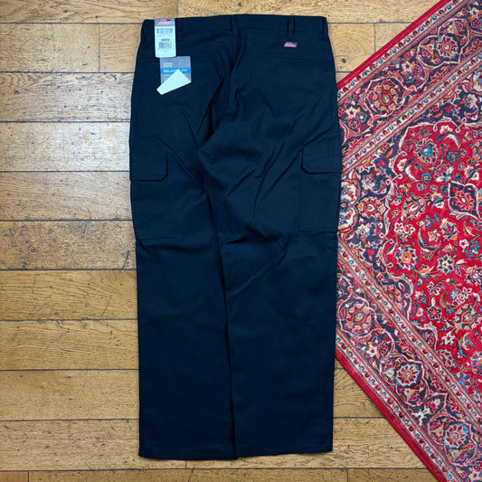 Vintage Dickies 874 Black Baggy Skate Chino Trousers - 38