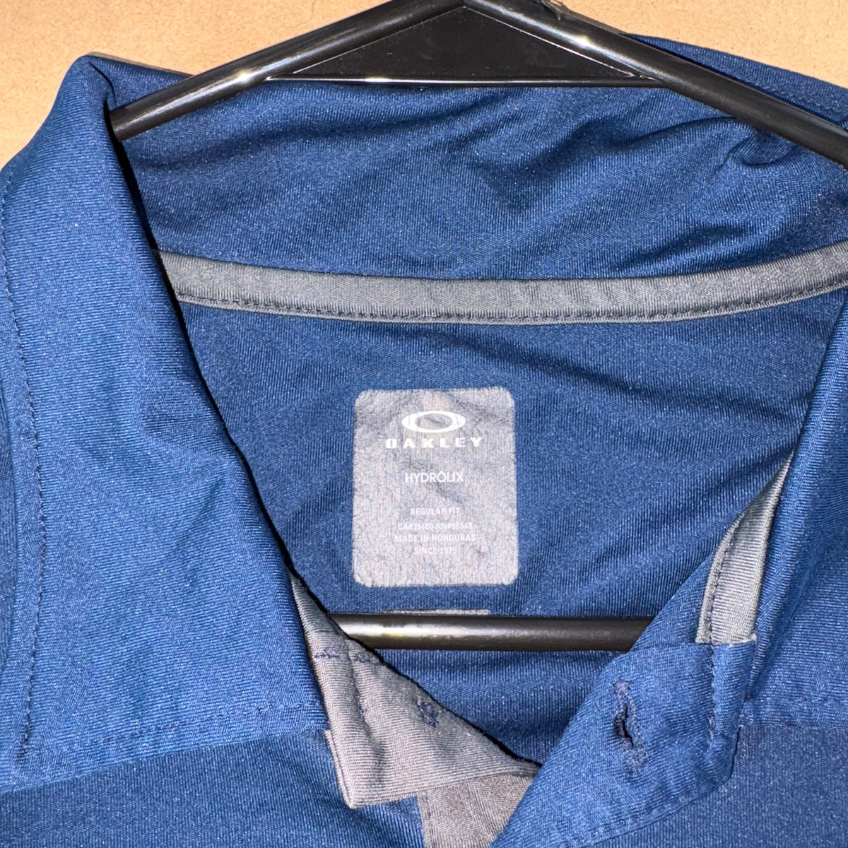 Oakley Navy Blue Polo T Shirt - L