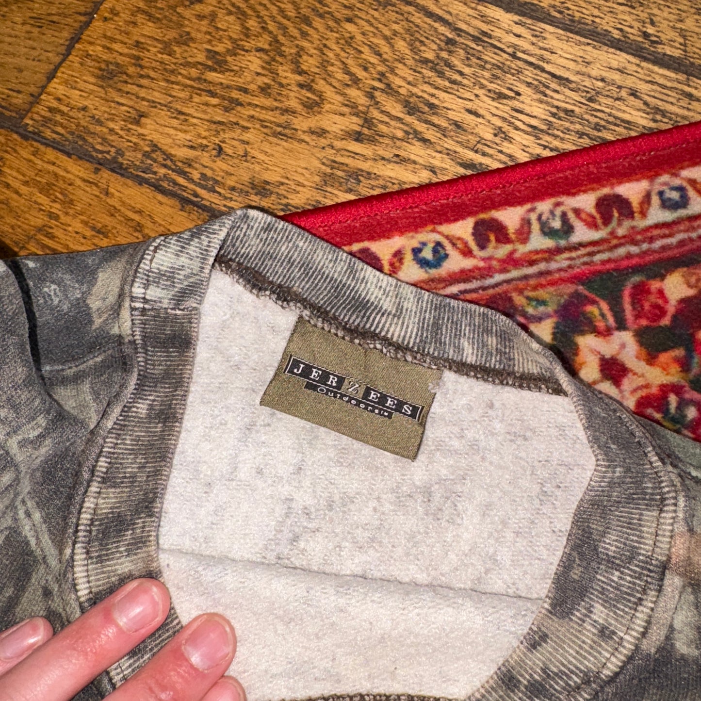 Vintage Realtree Camo Green Sweatshirt - XL