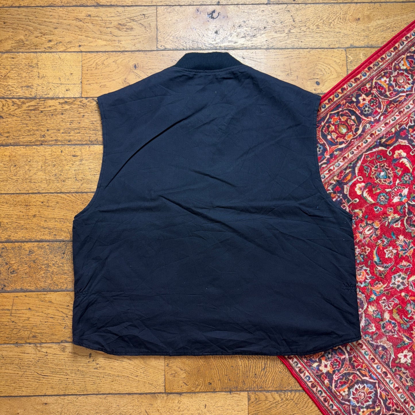 Vintage Black Workwear Carhartt Style Gilet Vest - 2XL