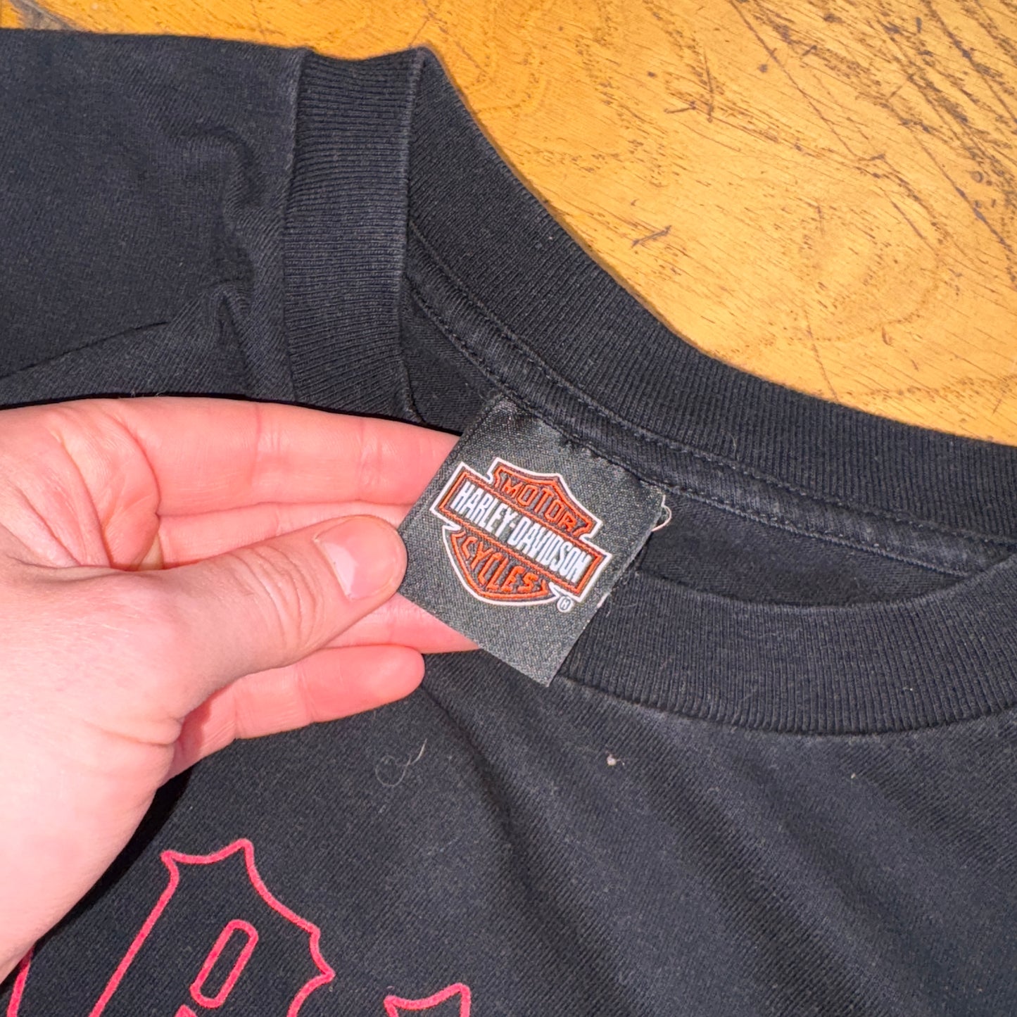 Vintage Harley Davidson Black Graphic T-Shirt - XS