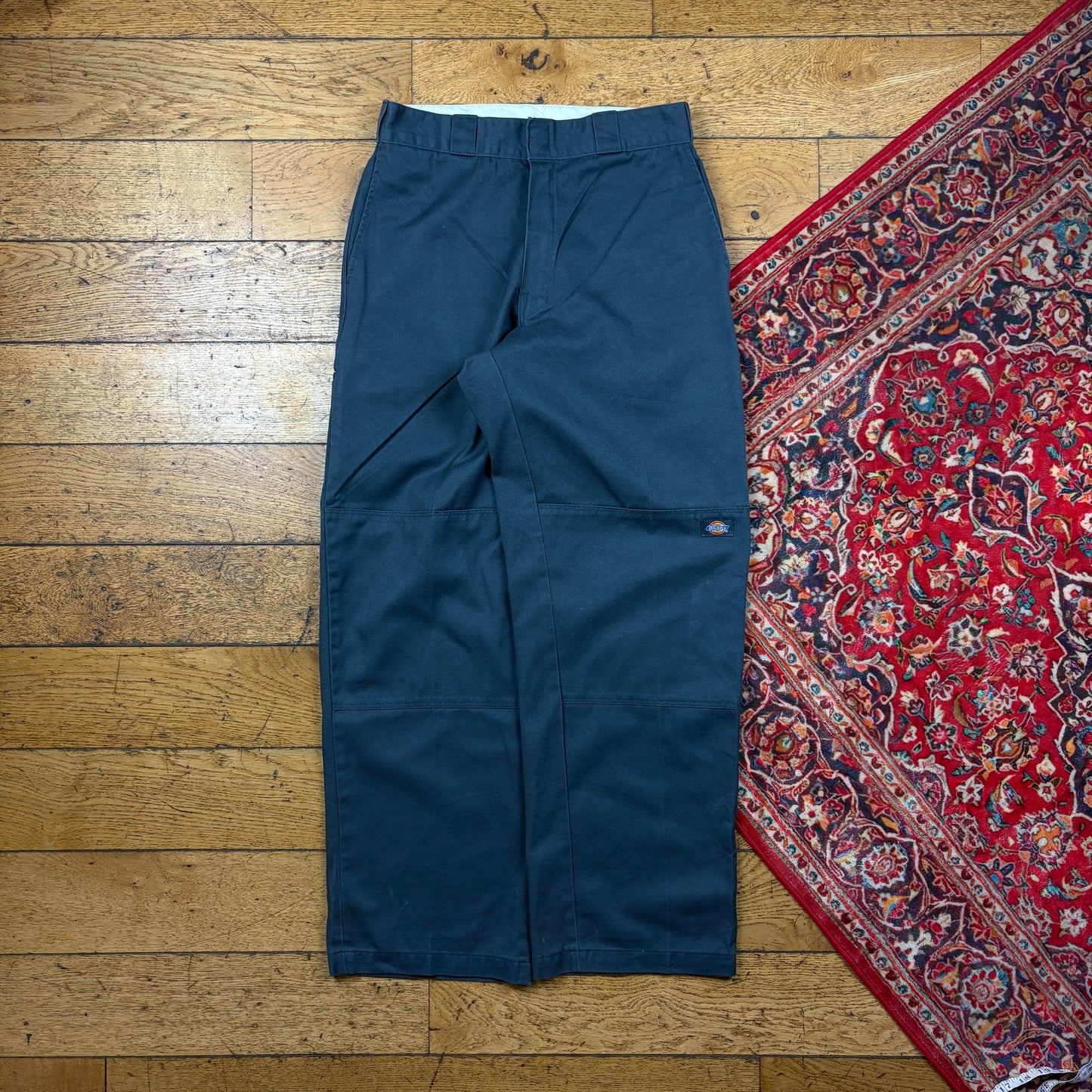 Vintage Dickies 874 Grey Baggy Skate Chino Trousers - 32