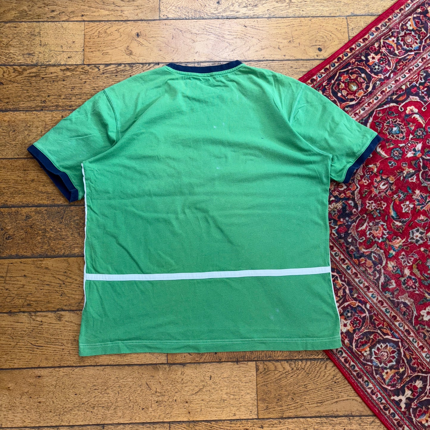 Hackney Nike White Green Graphic Football T-Shirt - XL