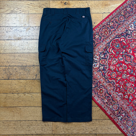 Vintage Dickies 874 Black Cargo Skate Trousers - 34