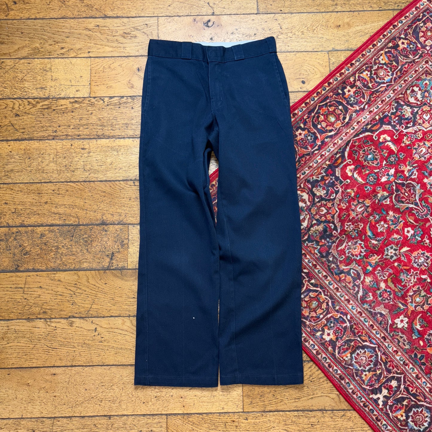 Vintage Dickies 874 Navy Skate Chino Trousers - 30S