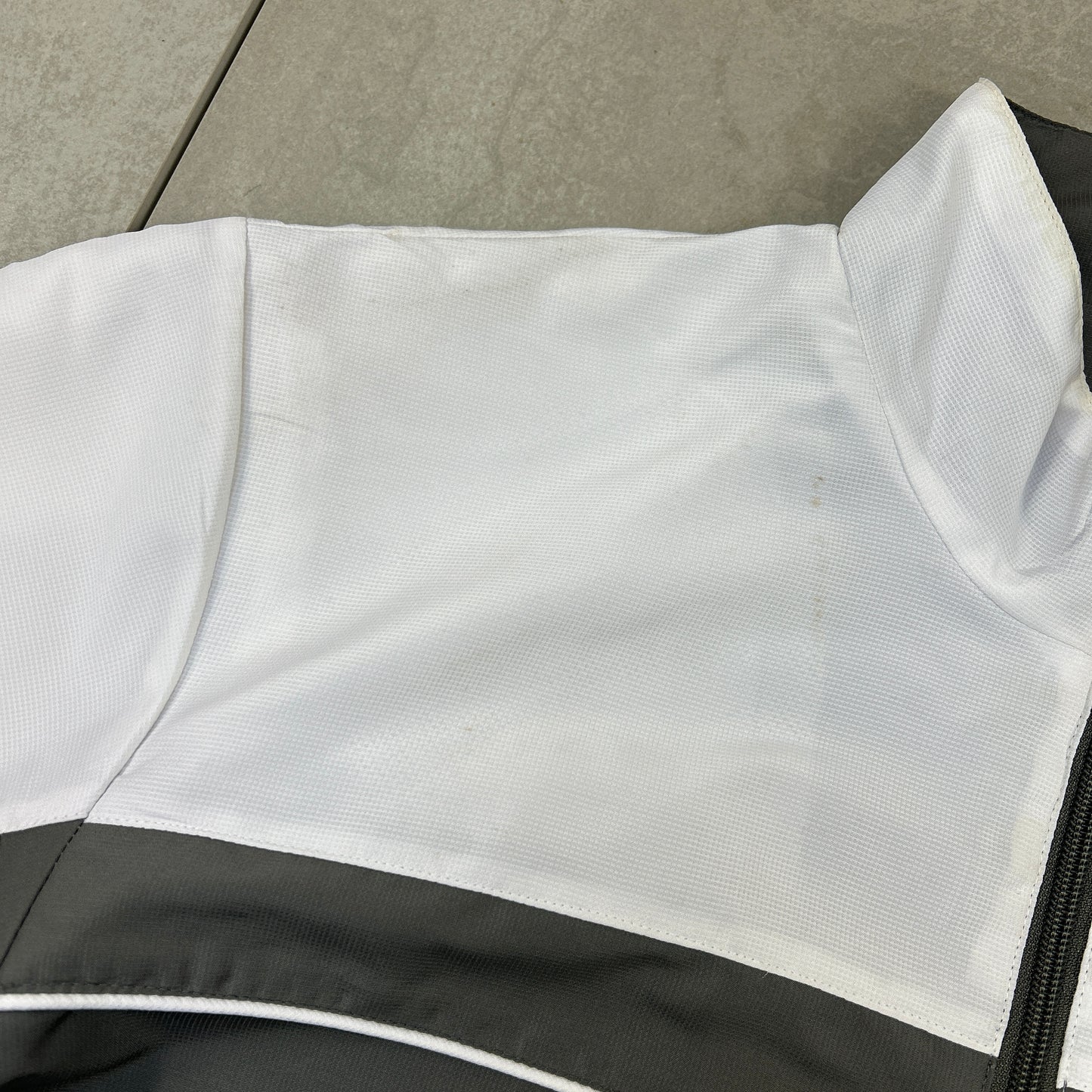 Vintage Fila Grey Tracksuit Track Shell Windbreaker Jacket - M