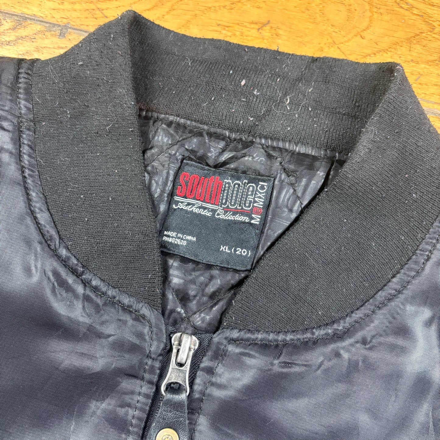 Vintage Southpole Black MA-1 Bomber Jacket - M