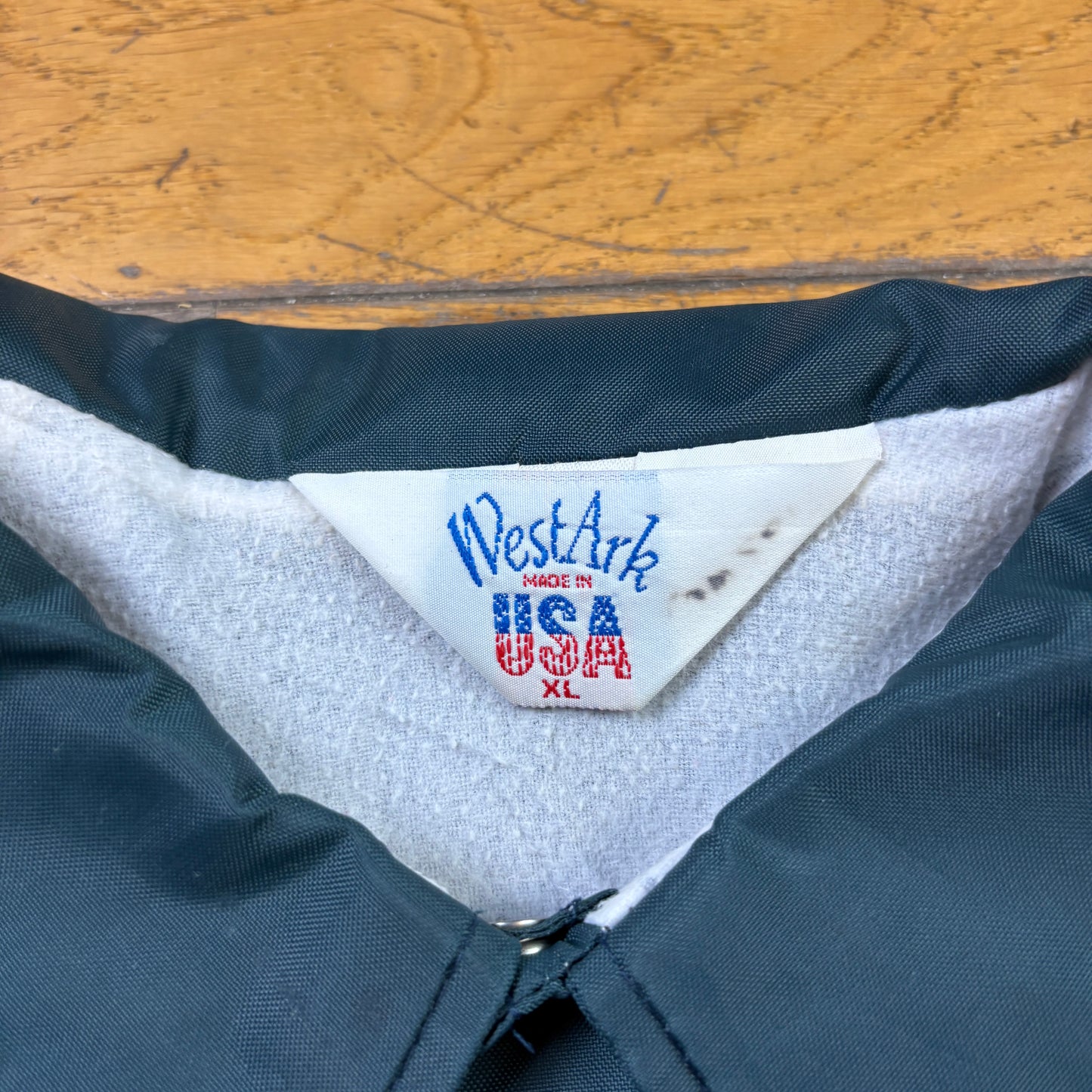 Vintage Grey Nylon Coach Harrington Jacket - XL