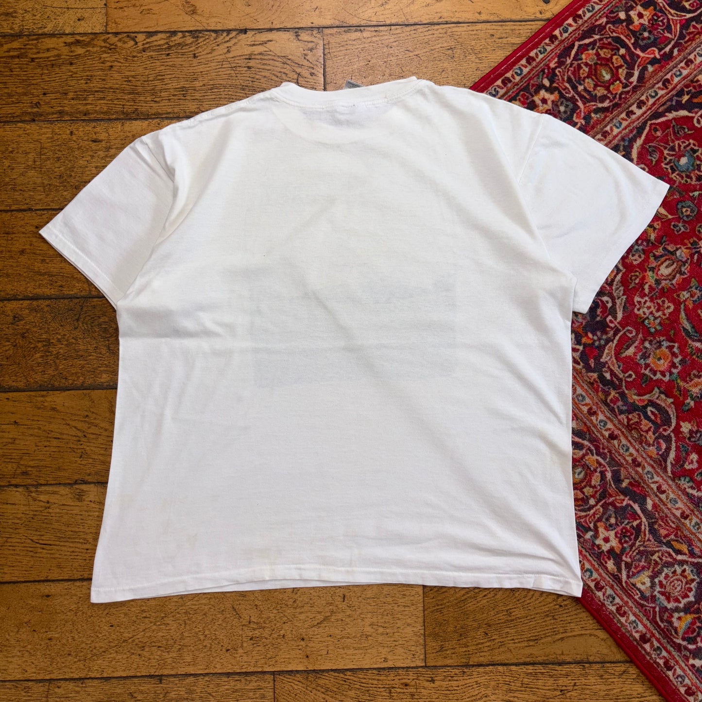 Vintage 90s Lawn Ranger Funny White Single Stitch Graphic T-Shirt - XL