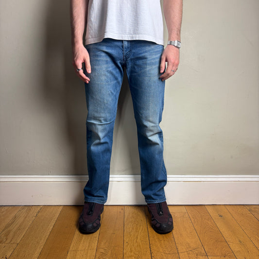 Vintage Levis 569 Straight Blue Denim Jeans - 32R