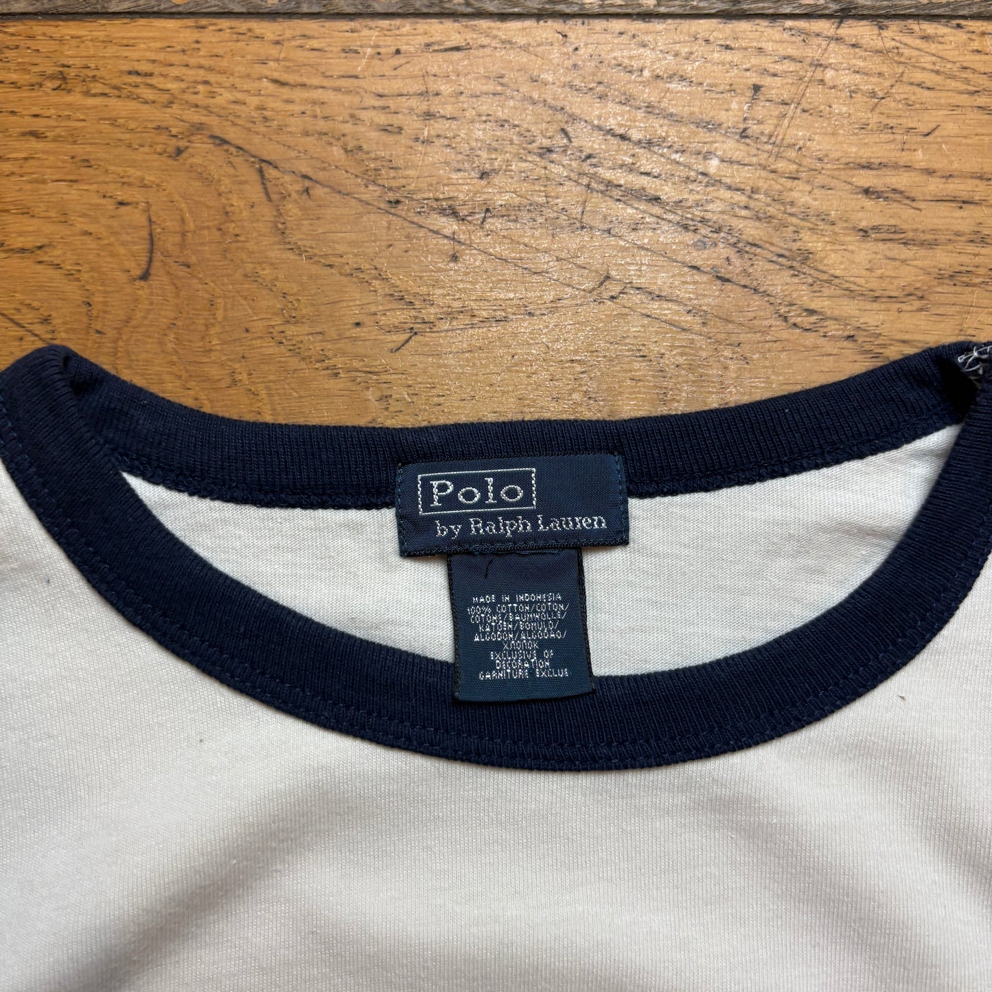 Vintage Ralph Lauren White USA Graphic T-Shirt - XS