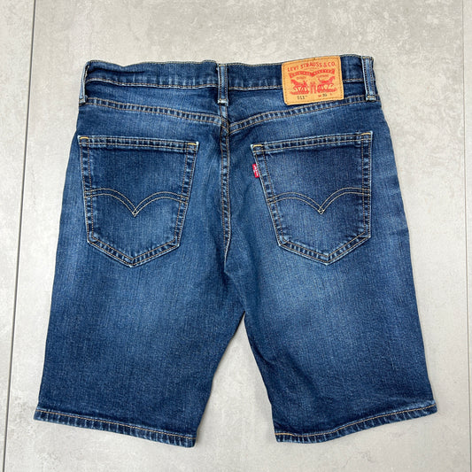 Vintage Levis 511 Slim Blue Denim Shorts - 31