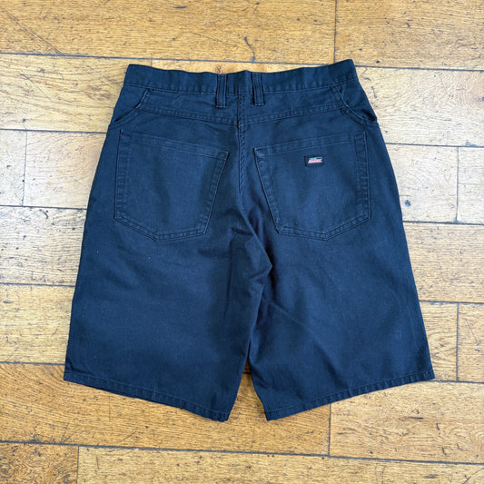Vintage Dickies Workwear Black Carpenter Baggy Shorts - 30