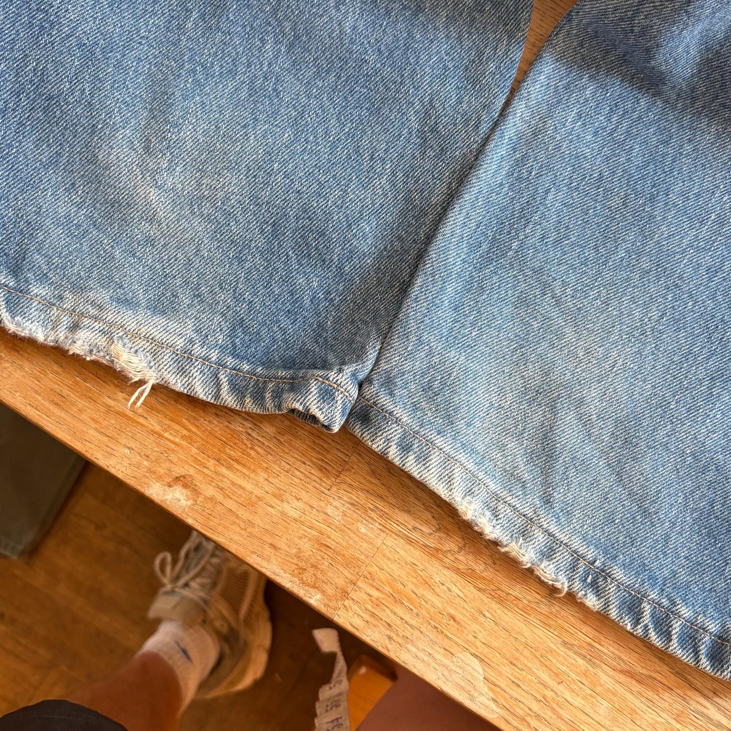 Vintage Dickies Workwear Carpenter Baggy Blue Jeans - 36R