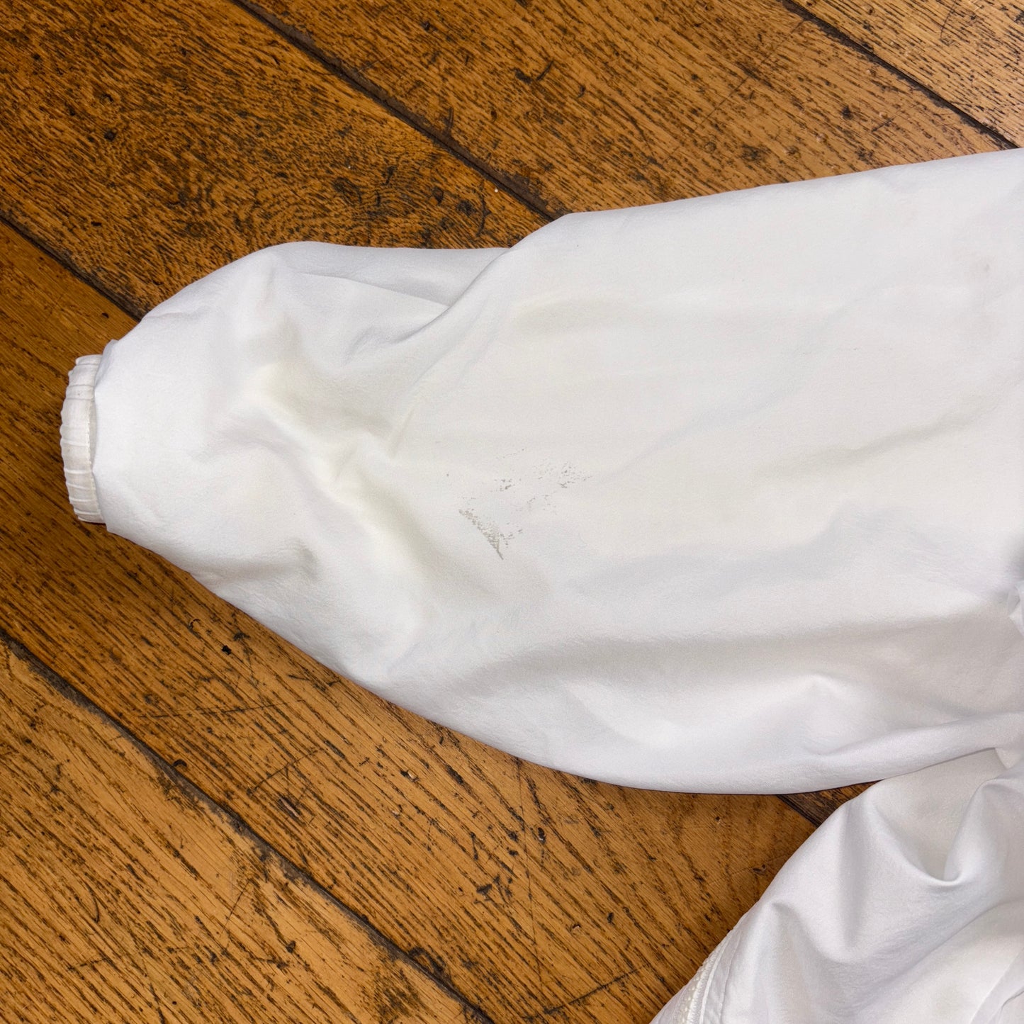 Vintage Reebok White Tracksuit Track Shell Windbreaker Jacket - 2XL