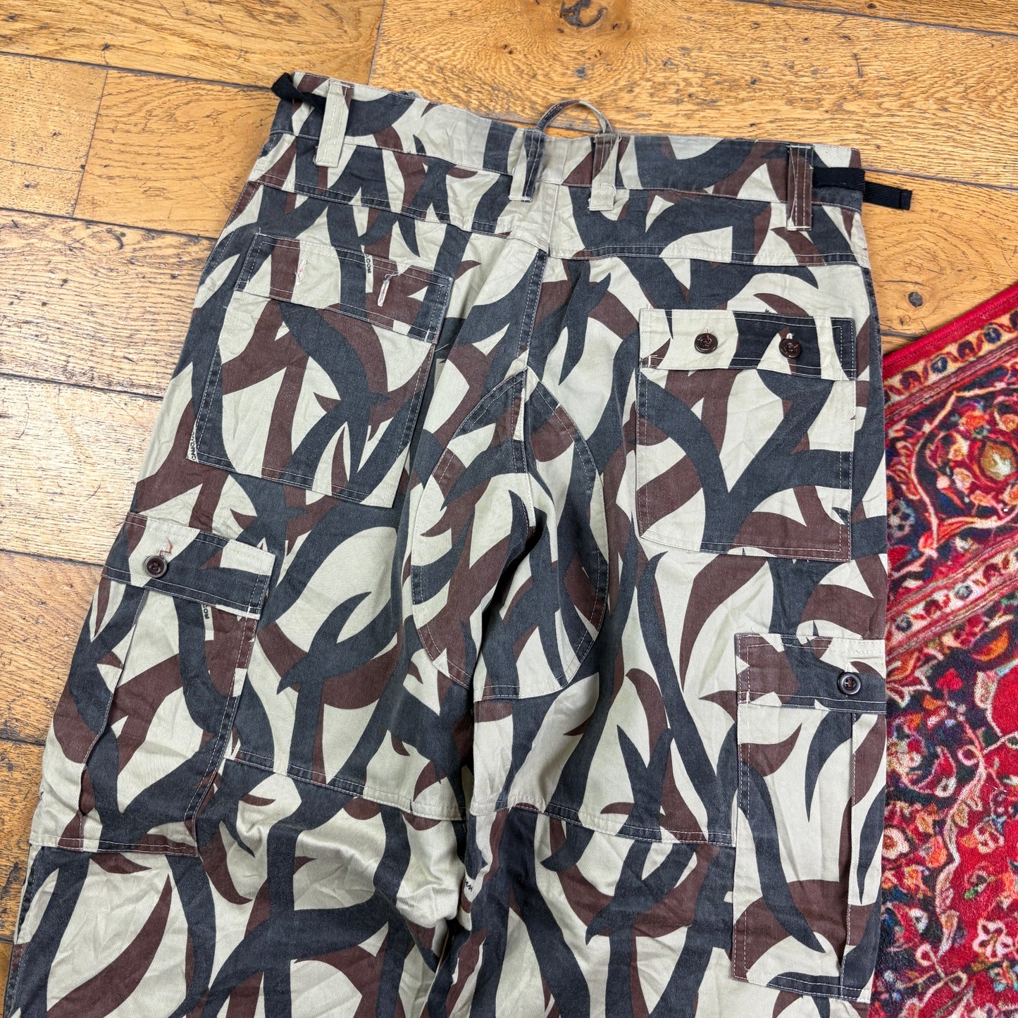 Vintage Real Tree Camo Green Hunting Workwear Trousers - 34