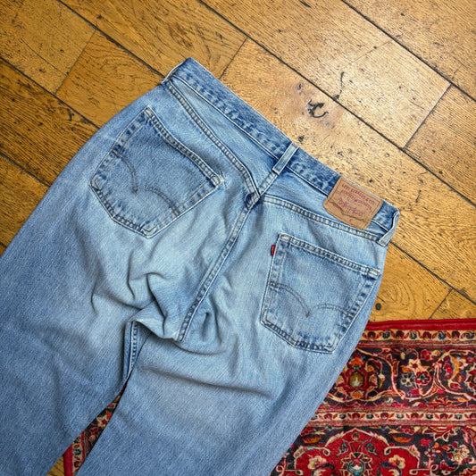 Vintage Levis Baggy Blue Denim Jeans - 34R