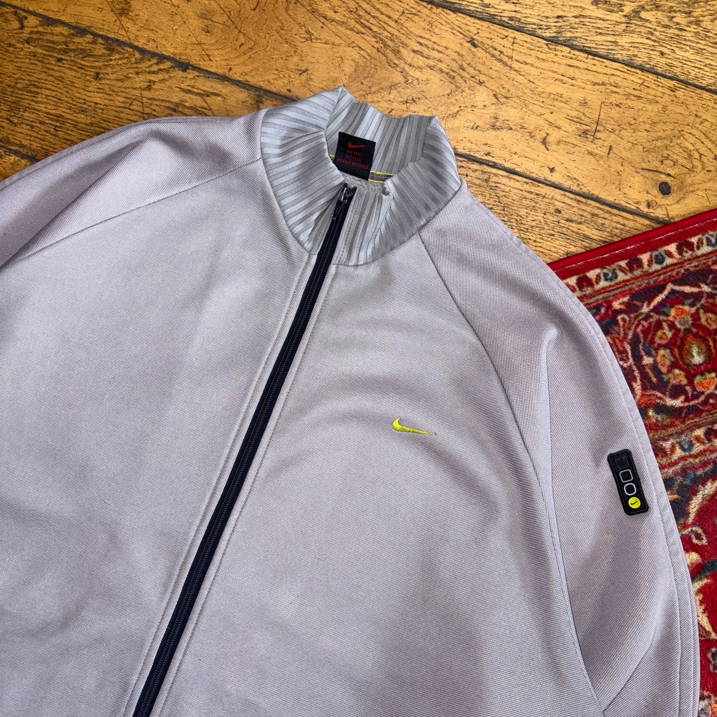 Vintage Nike 90s Grey Tracksuit Track Jacket - 2XL