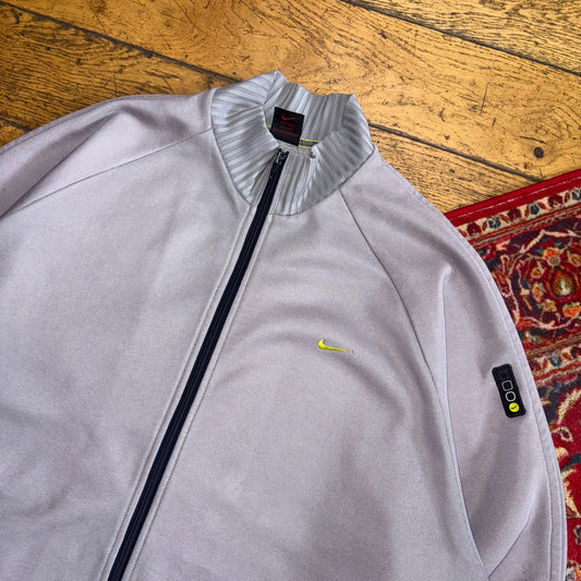 Vintage Nike 90s Grey Tracksuit Track Jacket - 2XL