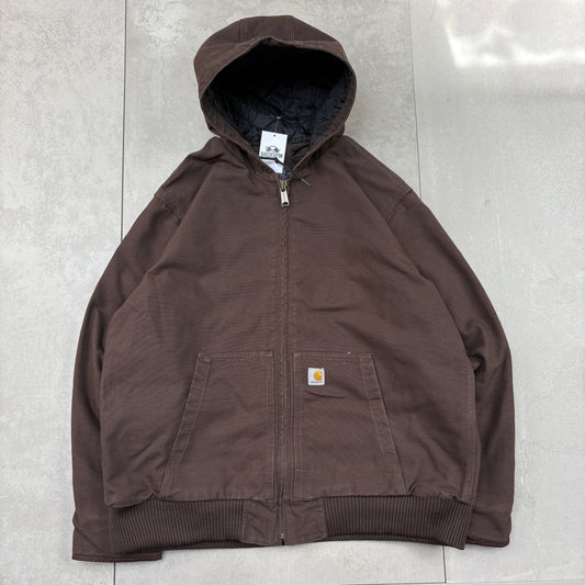 Vintage Carhartt Brown Active Workwear Jacket - XL