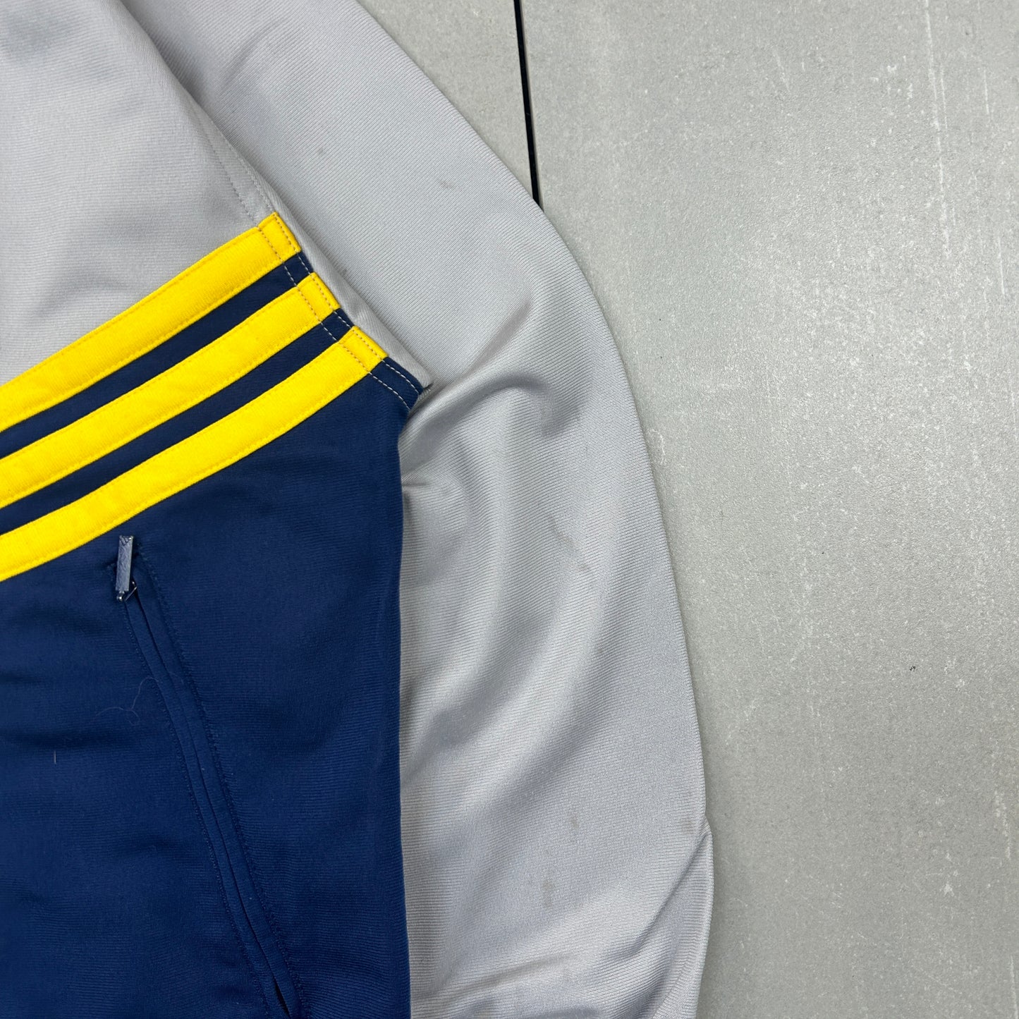 Vintage 90s Adidas Tracksuit Lightweight Shell Grey Jacket - M