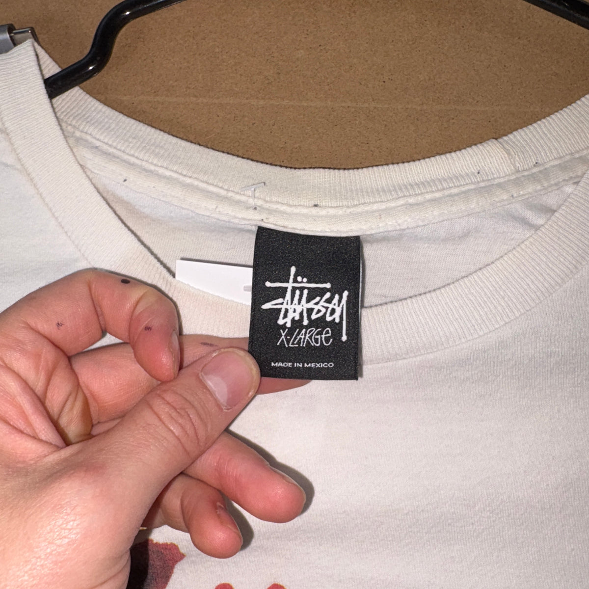 Stussy White Graphic T Shirt - XL