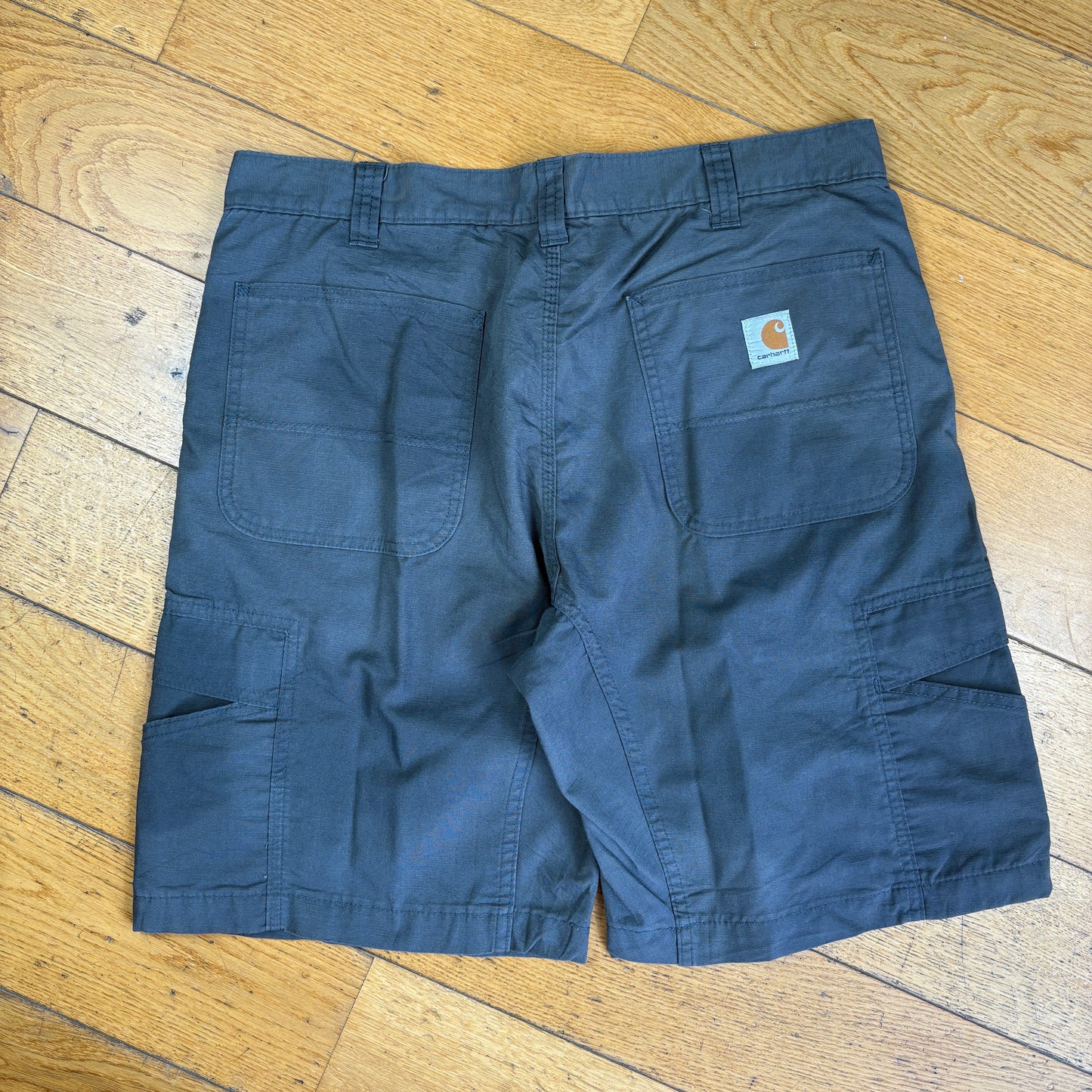 Vintage Carhartt Grey Workwear Baggy Carpenter Shorts - 36