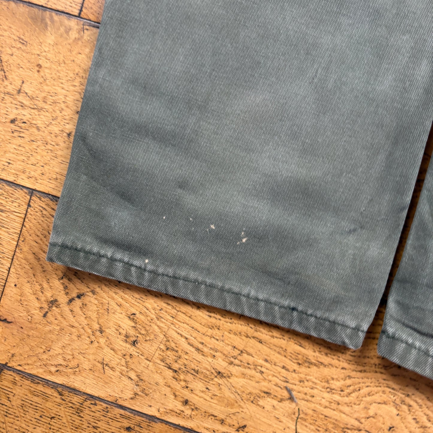 Vintage Dickies Workwear Carpenter Baggy Grey Trousers - 34