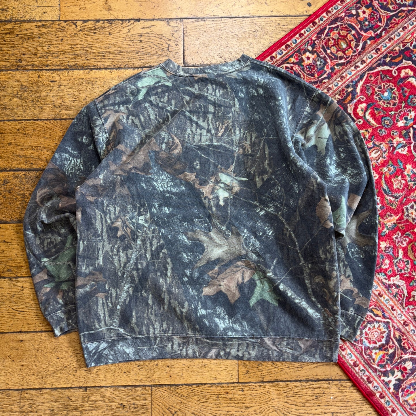 Vintage Realtree Camo Green Sweatshirt - XL