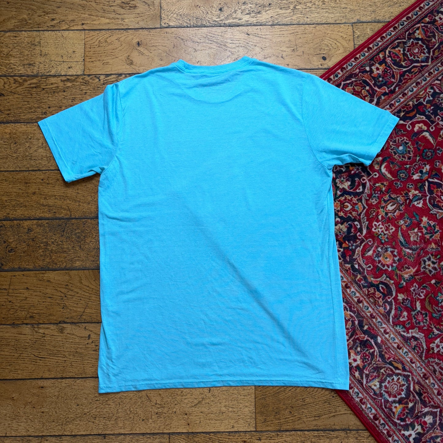 Vintage Oakley Blue Graphic T-Shirt - L