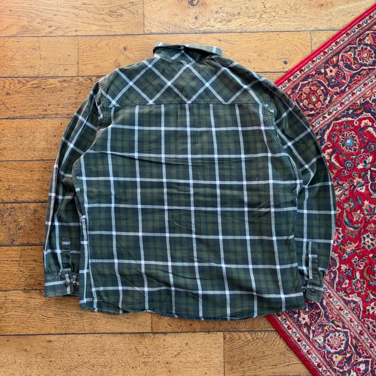 Vintage Marlboro Classics Green Embroidered Shirt - 3XL