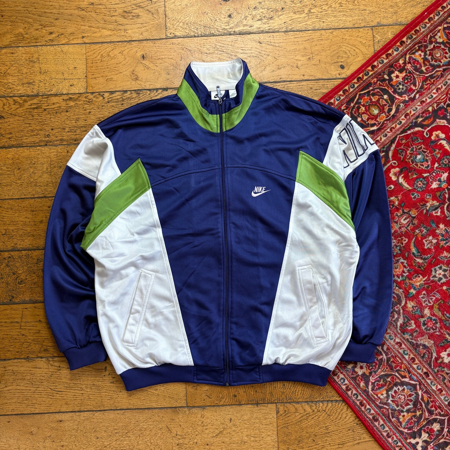 Vintage Nike Navy Tracksuit Track Jacket - L