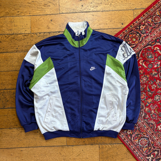 Vintage Nike Navy Tracksuit Track Jacket - L