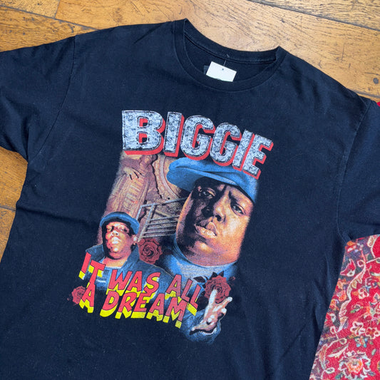 Vintage Biggie Smalls Y2K Black Graphic T-Shirt - XL