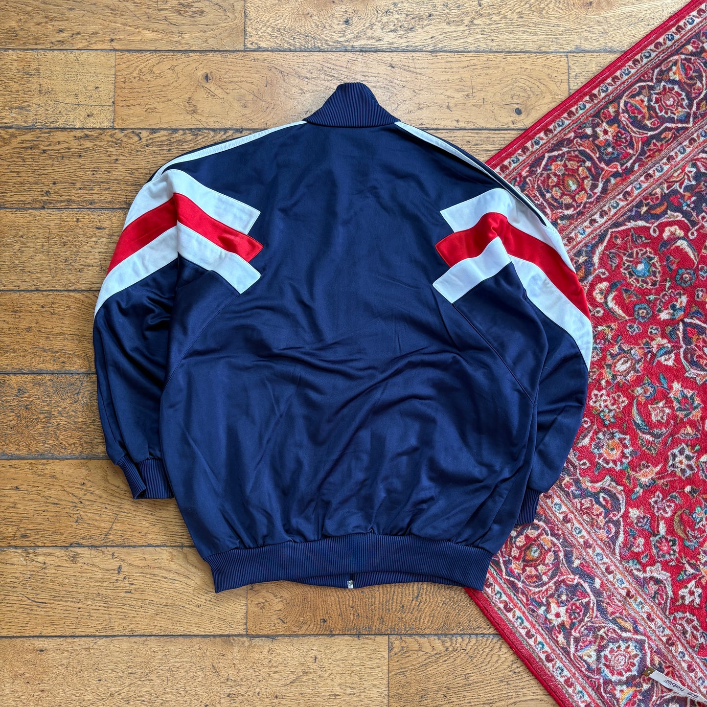 Vintage 90s Adidas Navy Tracksuit Track Shell Windbreaker Jacket - S