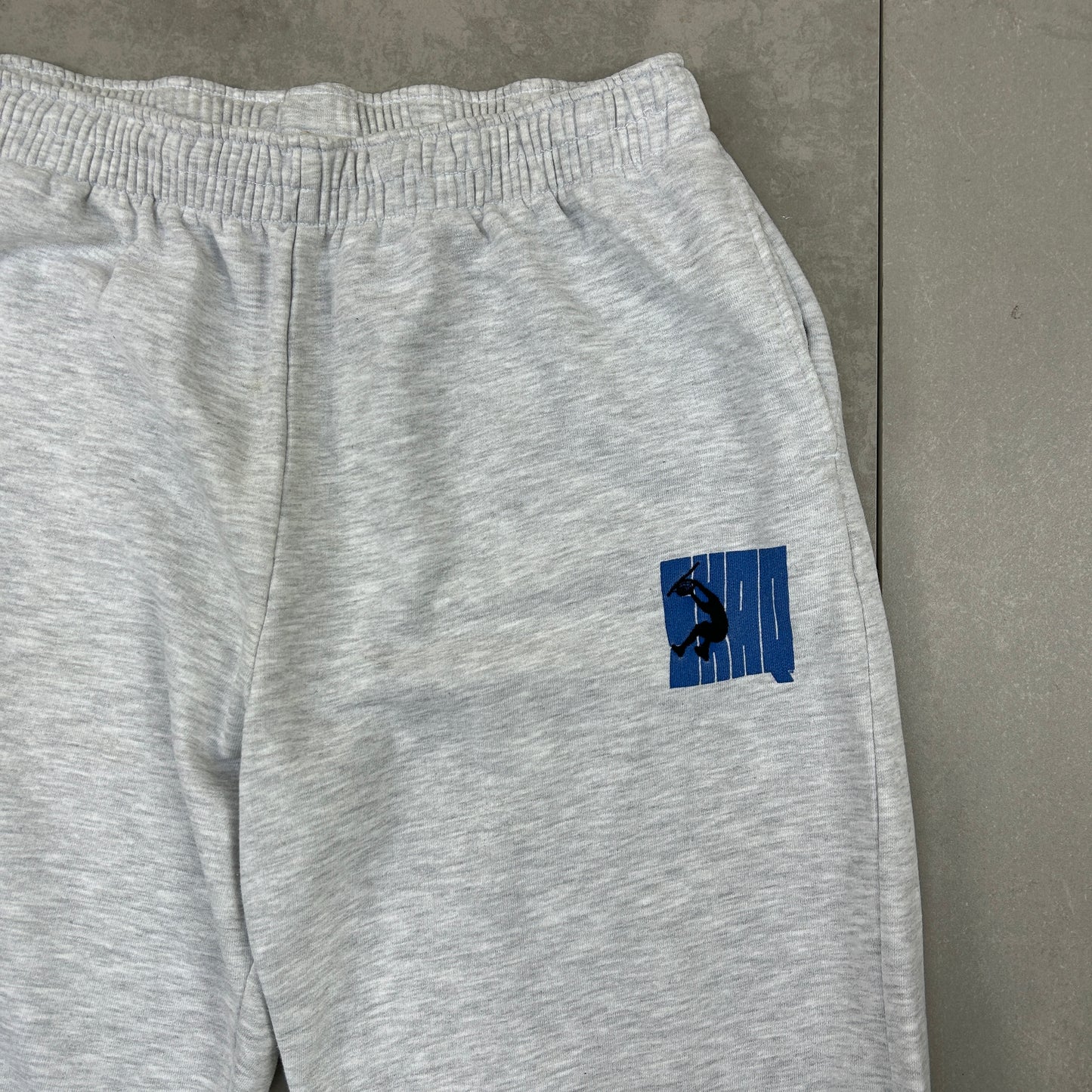 Vintage NBA Reebok Shaq Grey Baggy Joggers Sweatpants Track Pants Bottoms - XL