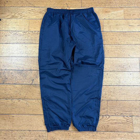 Vintage Reebok Navy Baggy Tracksuit Sweatpants Track Pants Bottoms - XL