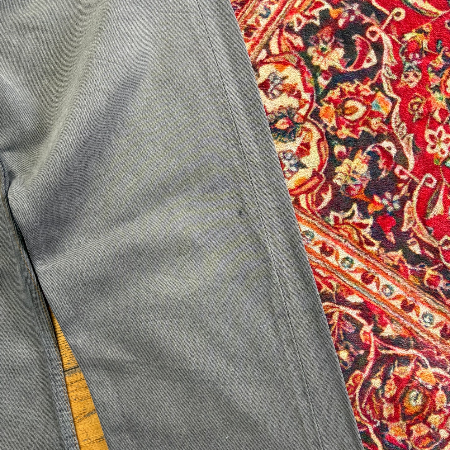 Vintage Levis 501 Straight Grey Denim Jeans - 31S