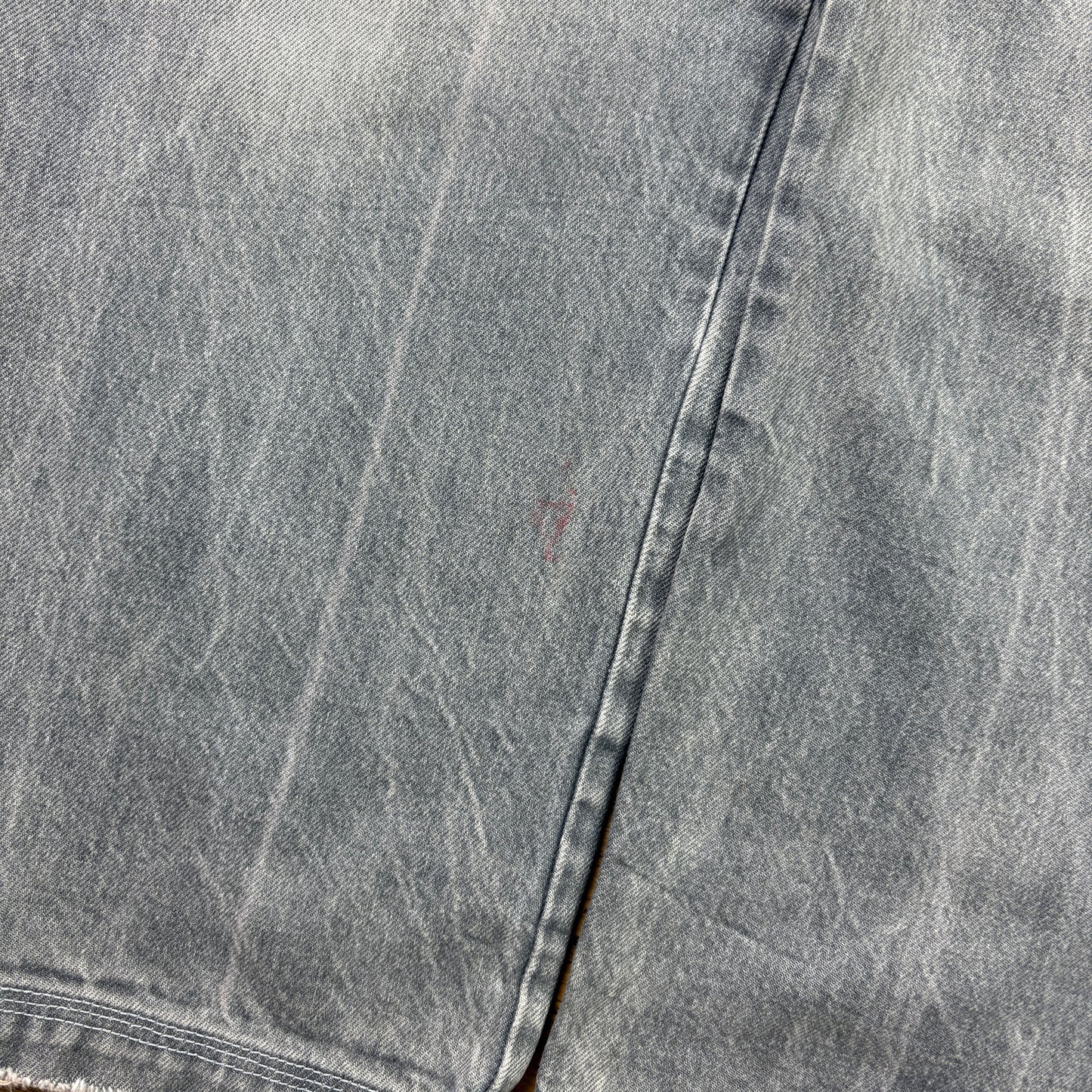 Vintage Enyce Grey Embroidered Y2K Hip Hop Baggy Jeans - 36
