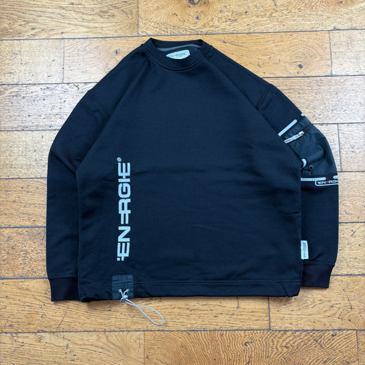 Vintage Energie Skate Black Sweatshirt - M