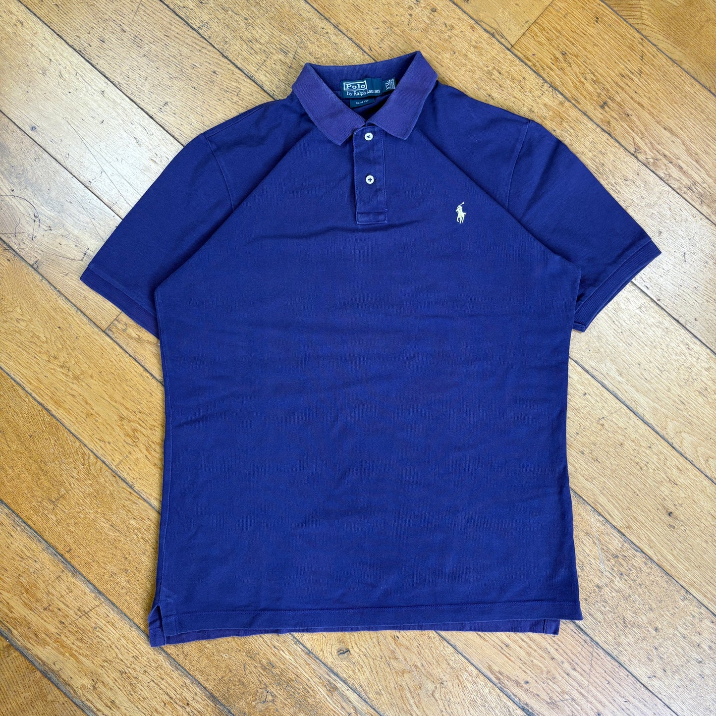 Vintage Ralph Lauren Purple Polo Shirt - M