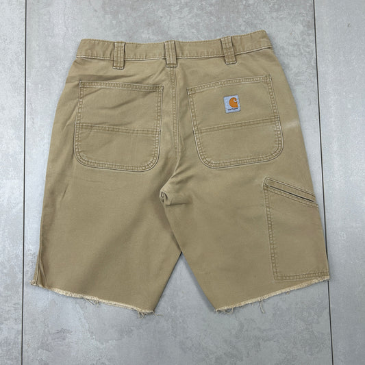 Vintage Carhartt Workwear Carpenter Brown Shorts - 32